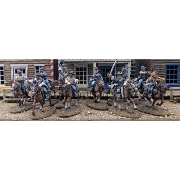 Dead Man’s Hand Plastic Mounted US Cavalry (& Buffalo Soldiers)