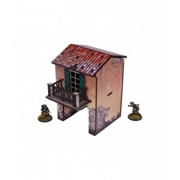 WW2 Italy Gate Balcony (1) Prepintado [28mm/1:56]