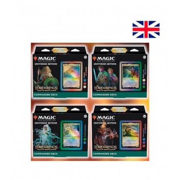 Pack Mazos De Commander De he Lord of the Rings Tales of Middle-earth (Inglés) (4) -- Preorder --