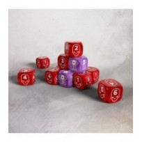 One Page Rules 16mm Wound & Spell Dice Set (10) -- Pre-pedido --