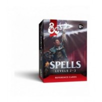 D&D: Tarjetas de Referencia: Hechizos (Niveles 2-3) (Inglés) -- Pre-pedido --