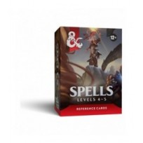 D&D: Tarjetas de Referencia: Hechizos (Niveles 4-5) (Inglés) -- Pre-pedido --
