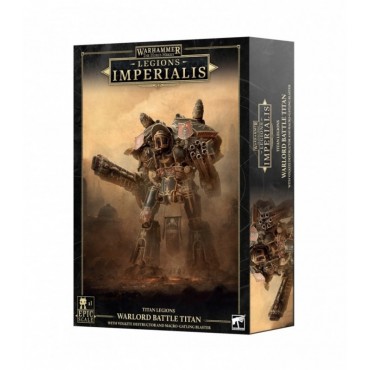 Legions Imperialis: Warlord Titan With Volkite Destructor And Macro-gatling Blaster