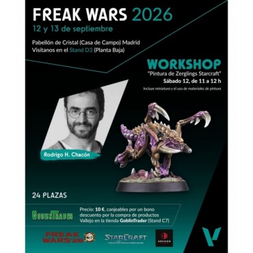 Curso de pintura STARCRAFT: Zerglings con Rodrigo H. Chacón -- Preorder --