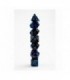 Pack 7 Dados Rol Marmoleado Azul Negro Y Amarillo
