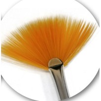 Weathering Brush Fan Shape