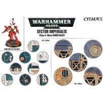 Sector Imperialis: 25 and 40mm Round Bases (60) (V.D.)