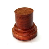 Peana Redonda de 3,5 cm de diametro y 5 cm de alto (Color Bubinga)