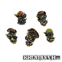 Orc Cyber Pirates Heads (10)