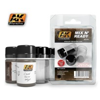 Mix N Ready (4 Vacía Jars With Labels)