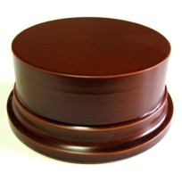 Peana Redonda de 10 cm de diametro y 5 cm de alto (Color Avellana)