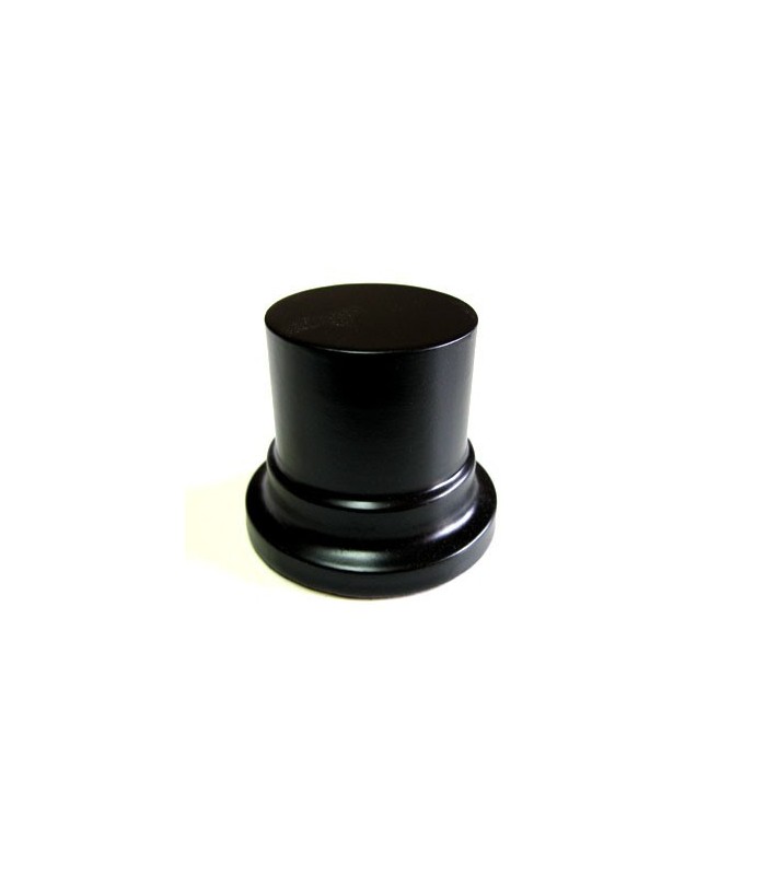 Peana Redonda de 4,5 cm de diametro y 5 cm de alto (Color Negro)