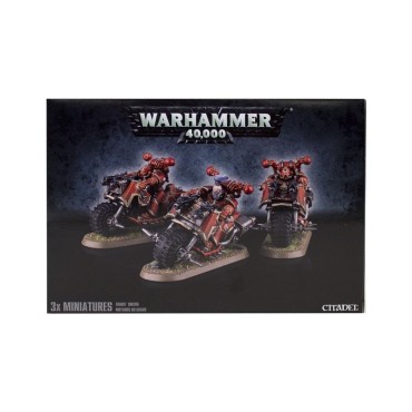 Chaos Space Marines Bikers (3)