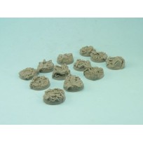 Jungle Bases - Round 25mm (5)