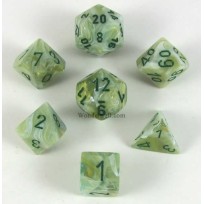 Marble Green with Dark Green Set (7)