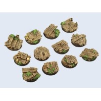 Wood Bases - Round 25mm (5)