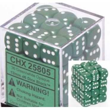 Green with White 12 mm (36)