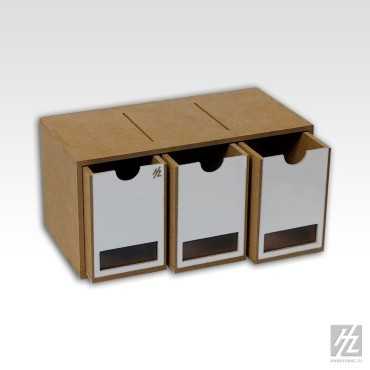 Drawers Module x 3 (vertical)