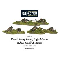 French Sniper, Light Mortar and At Rifle Teams