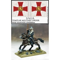 Military Order War Banner & Bearer (Templar)