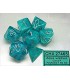Cirrus Polyhedral Aqua/silver Set (7)