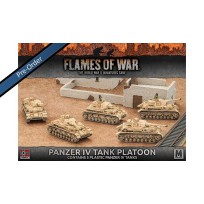 Afrika Korps Panzer IV Tank Platoon (5) Plastic