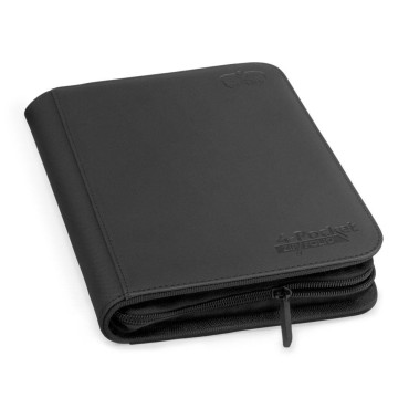 4-Pocket ZipFolio XenoSkin Carpeta para Cartas Negro