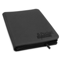 8-Pocket ZipFolio XenoSkin Carpeta para Cartas Negro