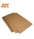 Lámina de Corcho 200x290x6mm Coarse