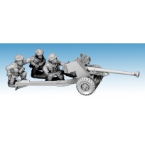 British Paratrooper 6-pdr Gun & 3 Crew