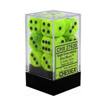 Vortex Bright Green w/black 16mm (12)