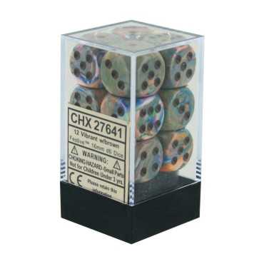 Festive Vibrant w/brown 16mm (12)