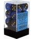 Black-Blue w/gold 16mm (12)