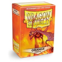Fundas Dragon Shield: Orange Matte (100)