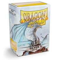 Dragon Shield Sleeves: Silver Matte (100)