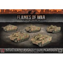 StuG (Late) Assault Gun Platoon (5) Plastic